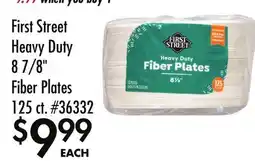 Smart & Final First Street Heavy Duty 8 7/8 Fiber Plates offer