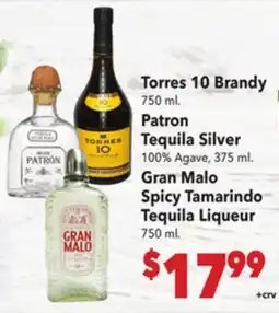 Vallarta Supermarkets Torres 10 Brandy offer