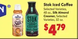 Vallarta Supermarkets Stok Iced Coffee offer