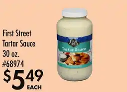 Smart & Final First Street Tartar Sauce offer