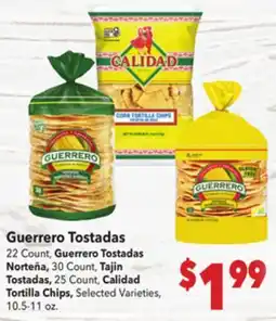 Vallarta Supermarkets Guerrero Tostadas offer