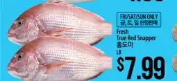 Hmart Fresh True Red Snapper offer