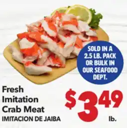 Vallarta Supermarkets Fresh Imitation Crab Meat / IMITACION DE JAIBA offer