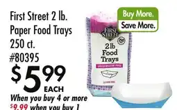 Smart & Final First Street 2 lb. Paper Food Trays offer