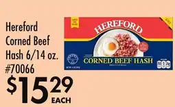 Smart & Final Hereford Corned Beef Hash offer
