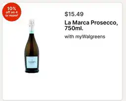 Walgreens La Marca Prosecco, 750ml offer