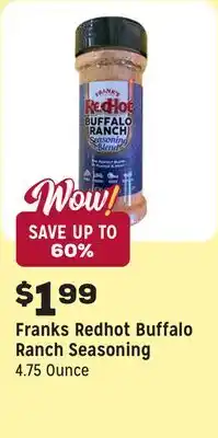 Grocery Outlet Buffalo Ranch Seasoning offer