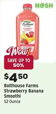 Grocery Outlet Strawberry Banana Smoothi offer