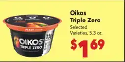 Vallarta Supermarkets Oikos Triple Zero offer