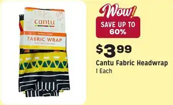Grocery Outlet Fabric Headwrap offer