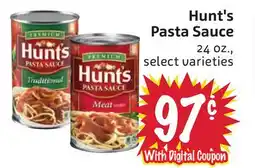 Foodmaxx Hunt's Pasta Sauce offer