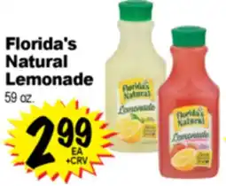 Superior Grocers Florida's Natural Lemonade offer