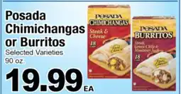 Superior Grocers Posada Chimichangas or Burritos offer