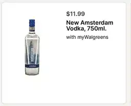 Walgreens New Amsterdam Vodka offer