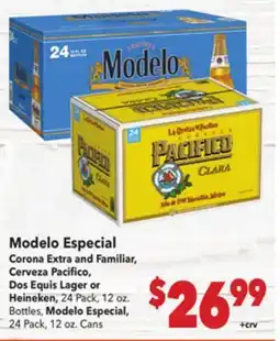 Vallarta Supermarkets Modelo Especial offer