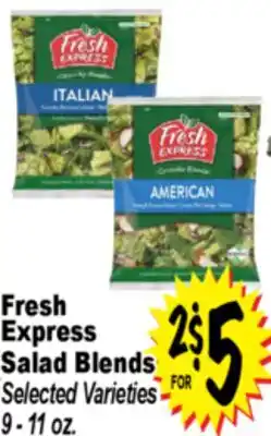 Superior Grocers Fresh Express Salad Blends offer