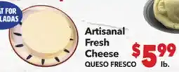 Vallarta Supermarkets Artisanal Fresh Cheese |QUESO FRESCO offer