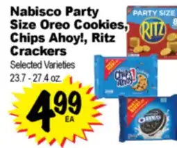 Superior Grocers Nabisco Party Size Oreo Ritz Chips Ahoy!, Ritz Crackers offer
