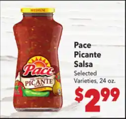 Vallarta Supermarkets Pace Picante Salsa offer