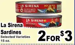 Superior Grocers La Sirena Sardines offer