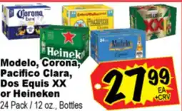 Superior Grocers Modelo, Corona Pacifico Clara, Dos Equis XX or Heineken offer