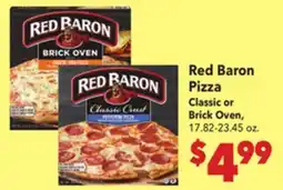 Vallarta Supermarkets Red Baron Pizza offer