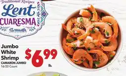 Vallarta Supermarkets Jumbo White Shrimp / CAMARON JUMBO offer