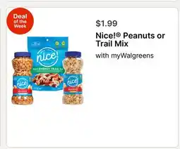 Walgreens Nice! Peanuts or Trail Mix offer