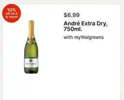 Walgreens André Extra Dry, 750ml offer