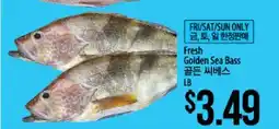 Hmart Fresh Golden Sea Bass offer