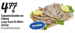 El Super Fresh Large Head-On White Shrimp offer