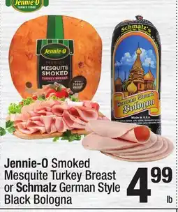 Super King Markets Jennie-O Smoked Mesquite Turkey Breast or Schmalz German Style Black Bologna offer