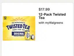 Walgreens 12-Pack Twisted Tea offer