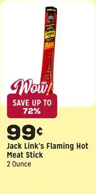 Grocery Outlet Flaming Hot Meat Stick offer