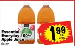 Superior Grocers Essential Everyday 100% Apple Juice offer