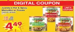 Superior Grocers Juanita's & Spicy, Menudito or Pozole offer