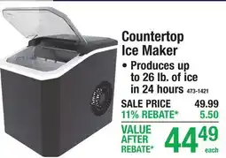 Menards Countertop Ice Maker offer