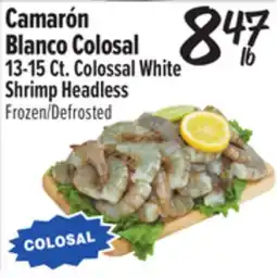 El Super Colossal White Shrimp Headless offer