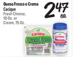 El Super Fresh Fresh Cheese, 10 Oz. or Cream, 15Oz offer