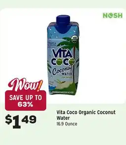 Grocery Outlet Organic Coconut Water offer