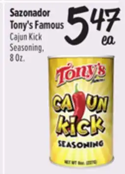 El Super Tony's Famous Cajun Kick Seasoning offer