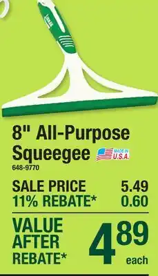 Menards 8 All-Purpose Squeegee offer