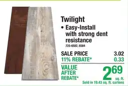 Menards Twilight offer