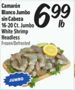 El Super Jumbo White Shrimp Headless offer