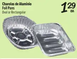 El Super Foil Pans Oval or Rectangular offer