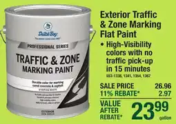 Menards Exterior Traffic & Zone Marking Flat Paint offer