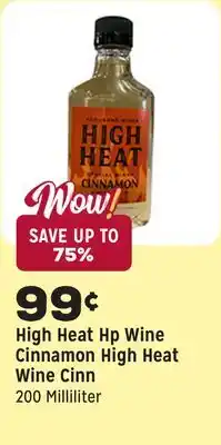 Grocery Outlet High Heat Wine Cinn offer