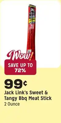 Grocery Outlet Sweet & Tangy Bbq Meat Stick offer