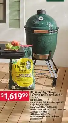 Ace Hardware Big Green Egg Large Ceramic Grill & Smoker Kit offer