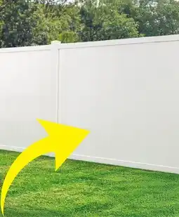 Menards Yardworks Belmont White Vinyl Privacy Fence Panel, Preassembled Panels for Faster Installation, 6x6 offer